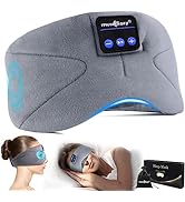 Sleep Headphones Bluetooth Eye Mask,Wireless Music Sleep Mask Ultra-Soft Sleeping Headphone Comfy...