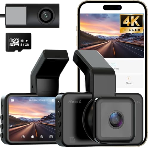 RoadZ Dash Cam Front and Rear