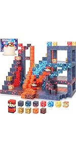 Magnetic Tiles for kids Boys and Girls Aged 3 4 5 6 7 8 Years Old | Magnetic Building Blocks 54PC...