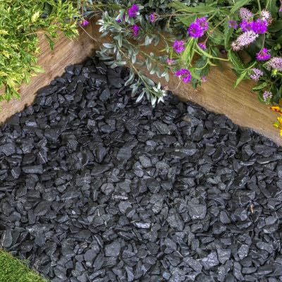 South Lakeland Blue Slate Chippings 20mm - Bulk Bag (850kg): Aggregates for Garde