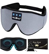 Bluetooth Sleep Mask,Upgraded Musicozy 3D Sleep Headphones Eye Mask with Headphones for Men & Wom...