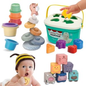 4 in 1 Montessori Toys for Babie 6 Months - 3 Year Old