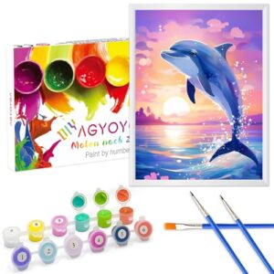 AGYOYGA Painting by Numbers for Girls from 7 Years