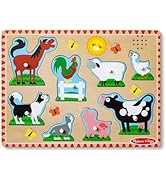 Melissa and Doug Farm Animals Sound Puzzle - 8 Pieces