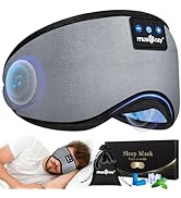 Sleep Headphones Bluetooth Eye Mask,Ultra-Soft Bluetooth Sleep Mask with Headphones for Sleeping,...