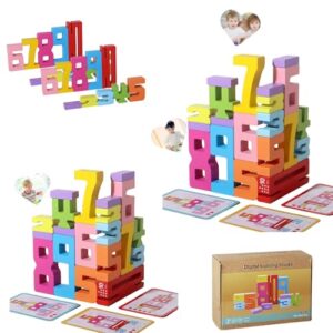 40pcs Number Blocks Toys for Kids