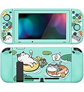 PlayVital Yellow Protective Case for Nintendo Switch, Soft TPU Slim Case Cover for Nintendo Switc...
