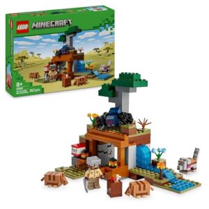 LEGO Minecraft The Armadillo Mine Expedition Set - Building Toy for 8+ Year Old Girls & Boys