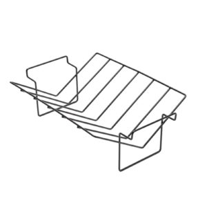 Turkey Roasting Rack - Metal V Shape Turkey Rack High Temperature Resistant Nonstick Rack BBQ Rib Rack Heavy Duty Meat Rack Vertical Roasting Rack Fo