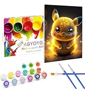 AGYOYGA Painting by Numbers from 7 8 9 10 11 12 Years Girls and Boys DIY Gift with Frame Bas...