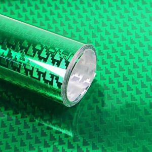 PVUEL Green Carbon Fiber Vinyl Wrap