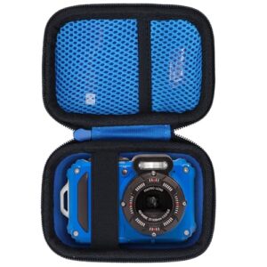 Lebakort Storage Case Compatible with Kodak PIXPRO WPZ2 Rugged Waterproof Shockproof Dustproof WiFi Digital Camera (Blue + Black Case)