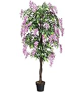 COSTWAY 120/150cm Artificial Plant in Pot, Faux Fan Palm Tree/Monstera Deliciosa Plant/Bird of Pa...