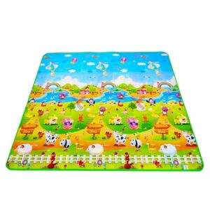 Baby Play Mat for Floor - 200cmx180cm Double-Sided Crawling Mat