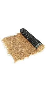 Artificial Straw Roof,Thatch Tiki Bar Hut,Synthetic Thatch Roof,Artificial Mexican Straw Roll,Sui...