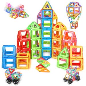 COOLJOYA Magnetic Building Blocks Magnetic Tiles for Kids