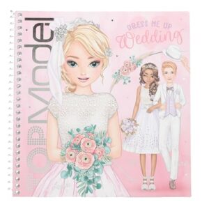 Depesche 13529 TOPModel Dress Me Up Colouring Book Set with 24 Pre-Printed Pages for Colouring