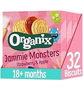 Organix Gingerbread Biscuits, Organic Toddler Snack, 12+ Months, 135 g Box (Pack of 6)
