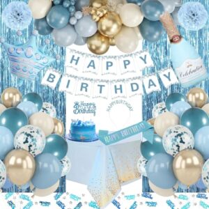 Blue Birthday Decorations