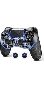 AceGamer Wireless Controller for PS4, Gamepad for Ps4 with Double Vibration,Touchpad, Stereo Head...