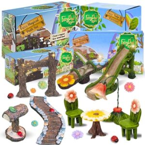 Fairy Garden Kits for Children with Fairy Garden Accessories and Fairy Garden Ornaments Creating a Magical Realm Within Your Garde