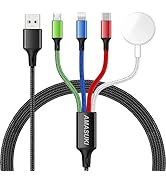 Upgraded 3 in 2 USB C Cable for Apple Watch Charger iPhone Charger USB C Multi Fast Charging Cabl...