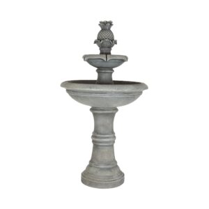Easy Fountain Angelica Tiered Fountain Day & Night Solar Battery Water Feature