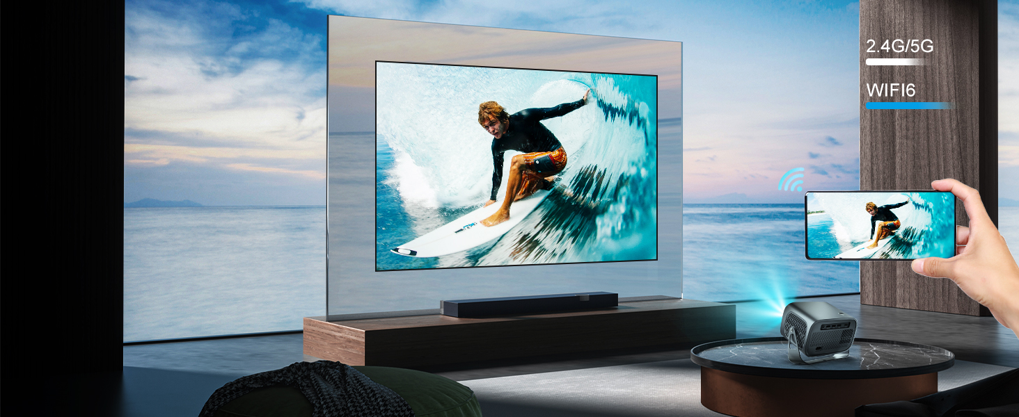 portable projector 4k