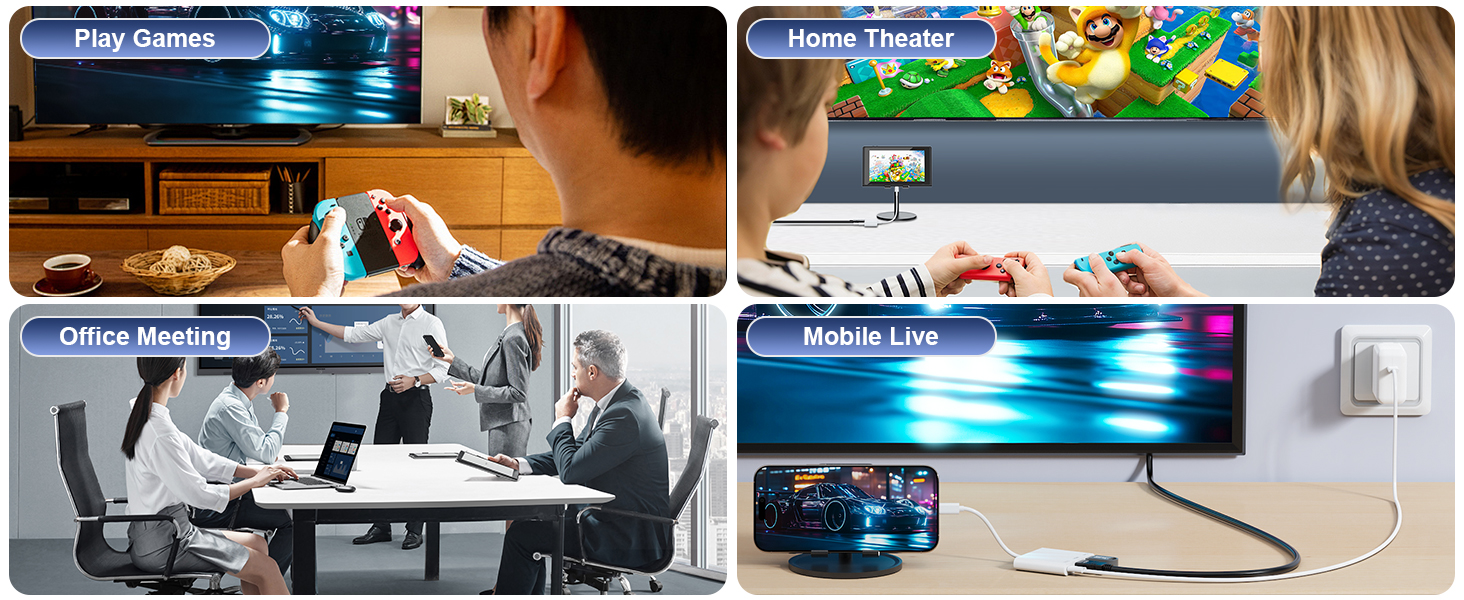 3 in 1 USB C to HDMI Multiport Adapter