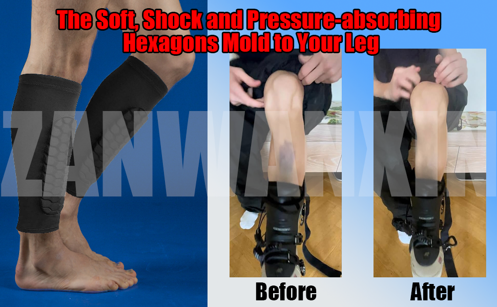 ski boot shin pads