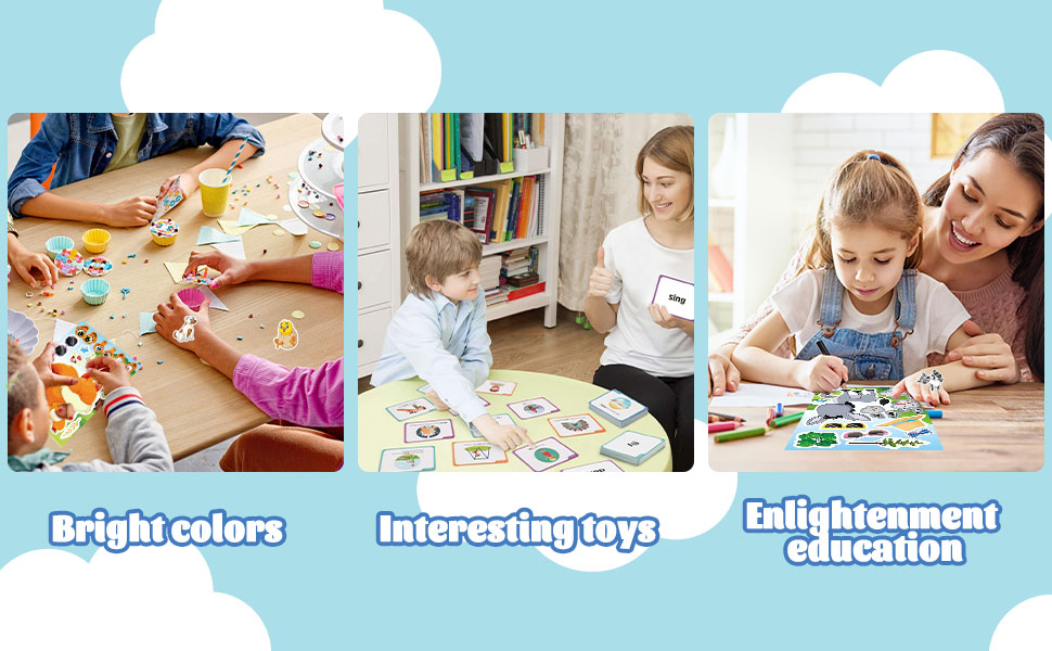 reusable stickers,toddler sticker book,kids sticker books