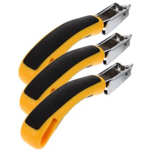 BESPORTBLE Set of 3 Handheld Tack Puller Professional Staples and Nail Remover for Woodwork and Carpet Multifunctional Tools for Easy Removal of Staples and