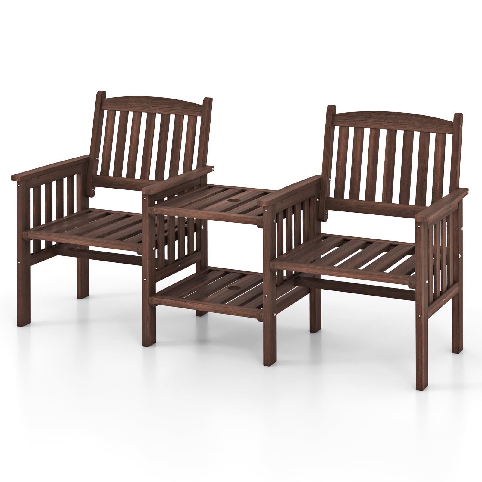 COSTWAY 2 Seater Garden Loveseat