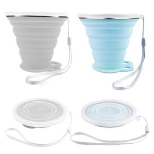 2 Pack Silicone Foldable Cup