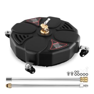 13" Pressure Washer Surface Cleaner with 4 Wheels