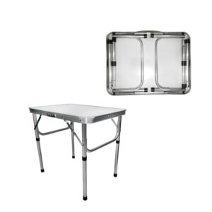 2FT heavy-duty folding table camping self-service wedding banquet market garden party market stall picnic indoor and outdoor folding carrying handle