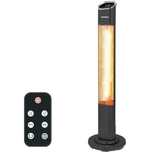 Senelux 2000W Infrared Tower Patio Heater with Remote Control