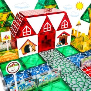 Magnetic Tiles Farm Animal Kids Toys