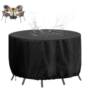 XHBJSH Garden Furniture Covers Waterproof 85x20cm Round Outdoor Table Cover