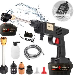 Purja White 6 in 1 Cordless Pressure Washer Kit