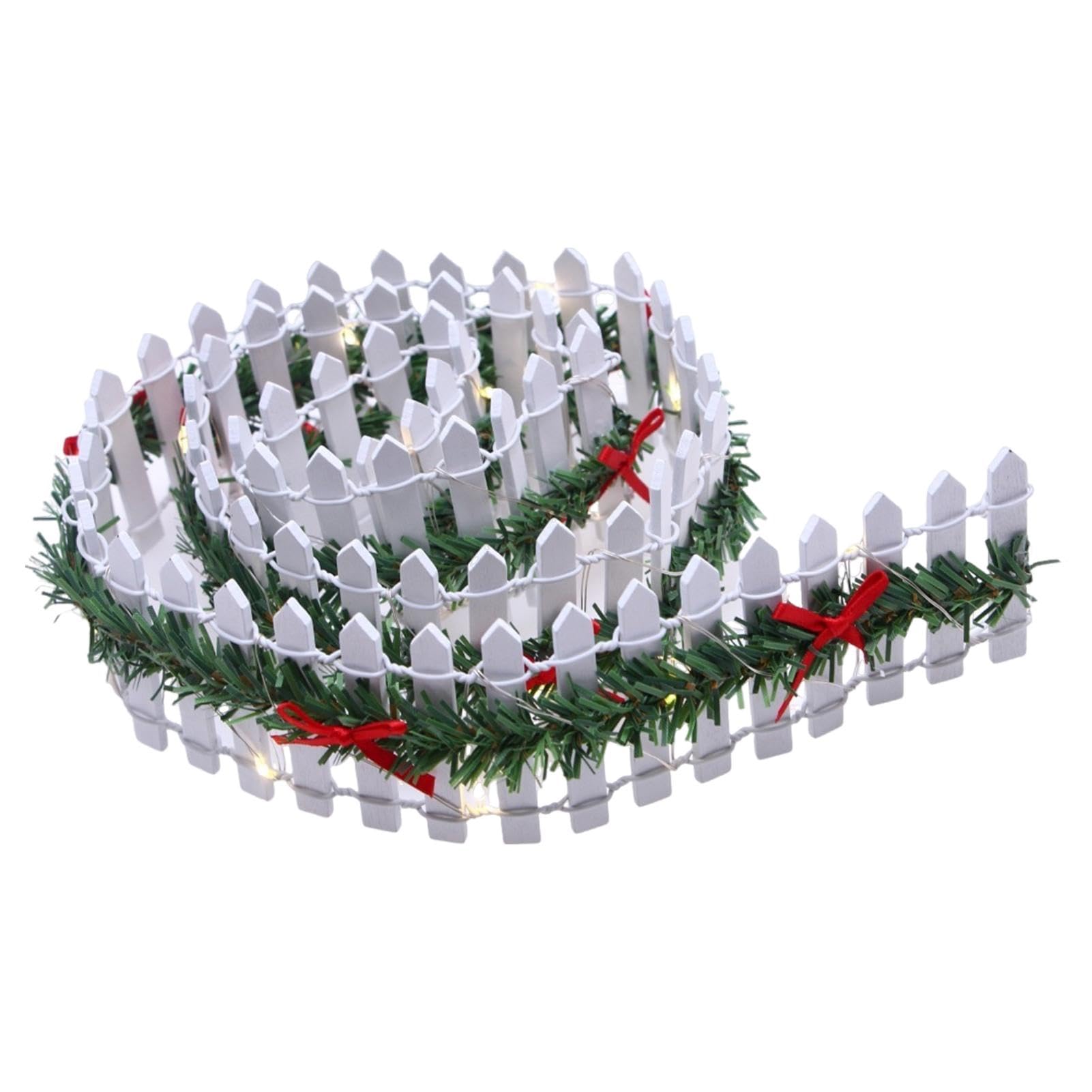 Miniature Christmas Village Fence