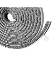 AFAXINRIE Draft Excluder for Doors, Draught Excluder for Windows, 5 Meters(L) x 9 mm(W) x 9mm(T) ...