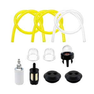 Qiuyan 10 PCS Mower Fuel Lines Set Universal Fuel Line Hose Tube 30 CM