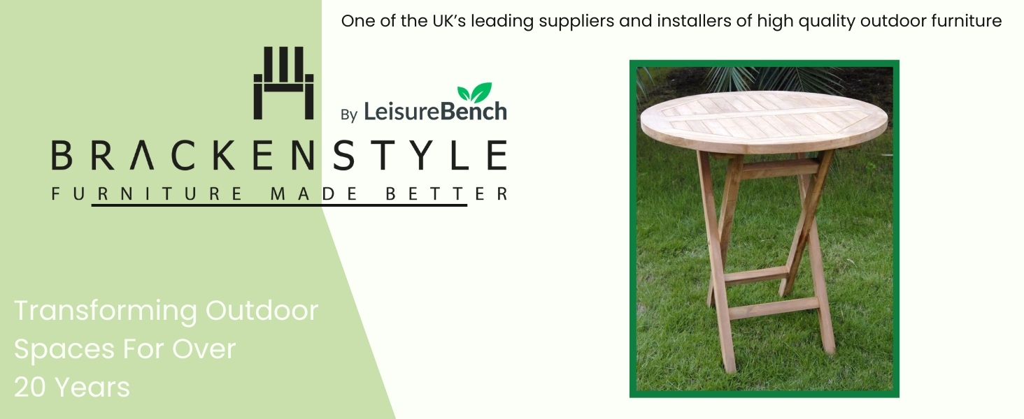BrackenStyle Outdoor Furniture Alma Teak Round Dining Table