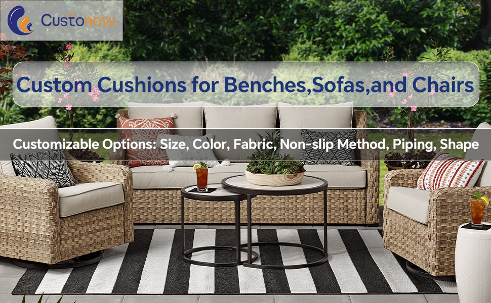 Bench Cushion Custom Size