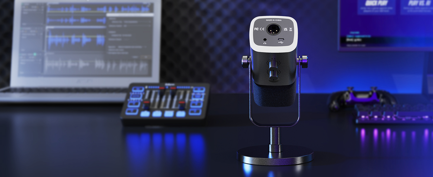 XLR/USB Gaming Microphone 