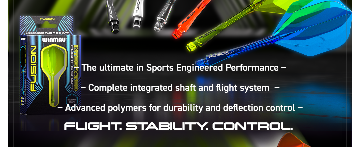 Intergrated Darts flight and shaft