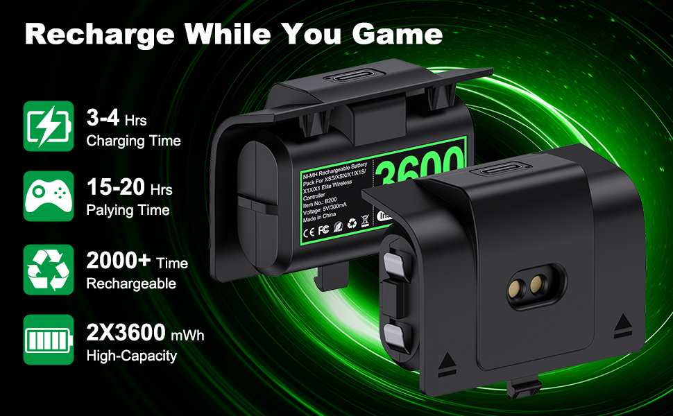xbox controller battery pack