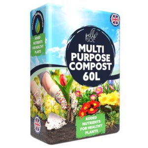 Pelle & Sol 60L Multi-Purpose Compost Soil Bag – Nutrient-Rich Compost for Outdoor Plants