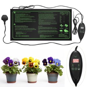 Zyncove Seedling Heat Mat with Digital Timing Thermostat 20 x 10in